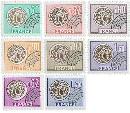 Frankrig - Forudannulleret YT 138-145 - Postfrisk