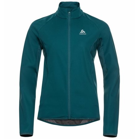 Odlo Women's Jacket Aeolus Element Women soft shell jackets Blue XS