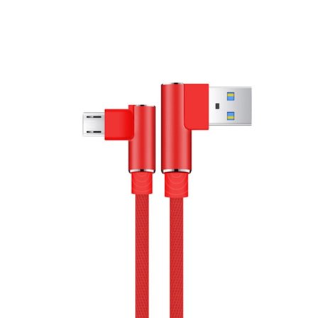 2 st Datakabel Laddkabel RÖD MICRO USB MICRO USB