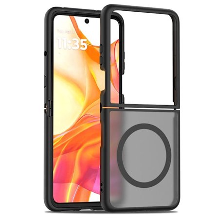 SKALO Motorola Razr 60 Ultra 5G Skin-touch Hybrid Skal - Svart