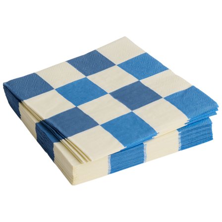 Hay Pattern middagsserviet, off white/blå - Off-white, blue | KitchenOne