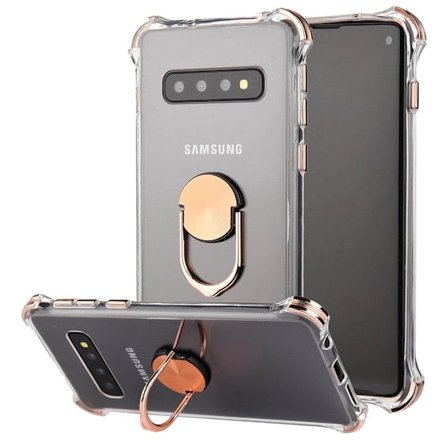 Samsung Galaxy S10 Plus - Stötdämpande Skal med Ringhållare