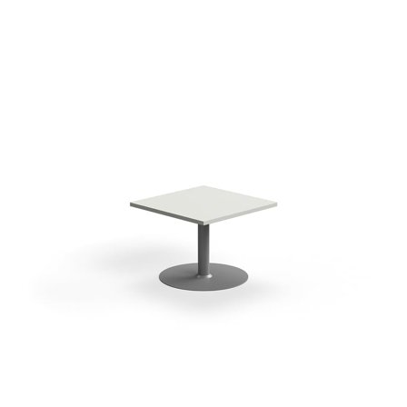 Beistelltisch VERTICUS, 700x700x500 mm, hellgrau/silber