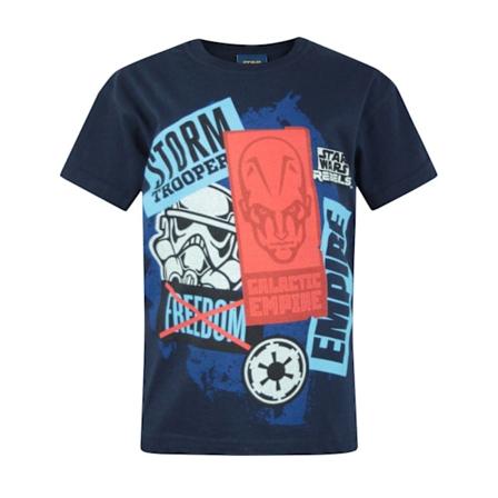 Star Wars Rebels Barn/Barn T-shirt 9-10 år Blå Blue 9-10 Years