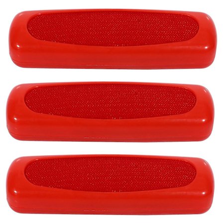 3x Pet Hår Fluff Rengøringsbånd Rulle Tøj Rengøringsbørster Tæppe Støv Børster Pl