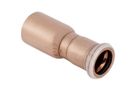 Geberit 1768124 Reduktion Tryk på ærme x glat ende 22 x 35 mm, Installation