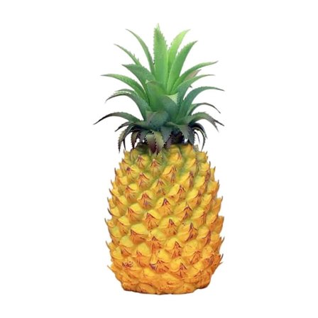 Kunstig Ananas Figur Skulptur Ornament til Bryllup Skab Soveværelse Grøn