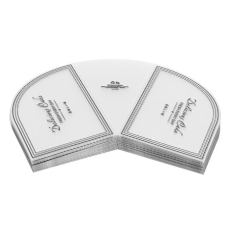 Kolmion muotoinen kakkukaula - 100 kpl läpinäkyvä mousse-reunan kääre, kakkukoriste