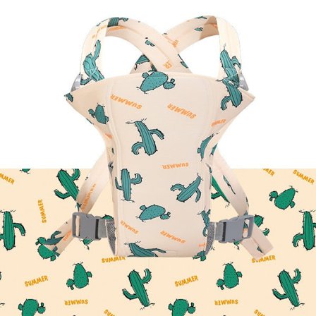 Bärsele med midjepall med horisontellt ryggstöd, multifunktionell och lätt bärsele för utflykter som kan användas under alla årstider