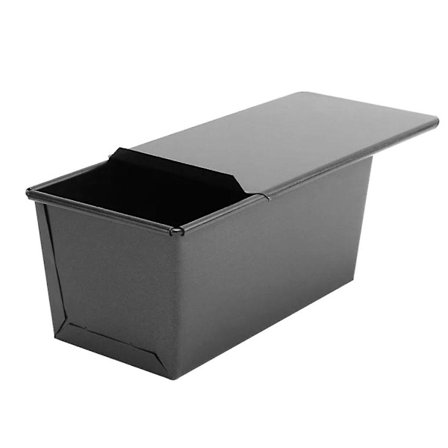 Brødform for toastbrød, non-stick bakeform med lokk