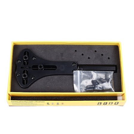 Vanntett Justerbar Urkasseåpner Skiftenøkkel Reparasjonsverktøy Svart Erstatning