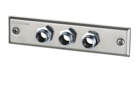 FM Mattsson 1408-1550 Väggbricka med väggtätning, lekande nippel 15 mm, Badrum