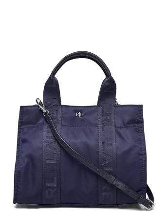 Lauren Ralph Lauren Nylon Small Stevie Tote Bag - Navy - ONE SIZE