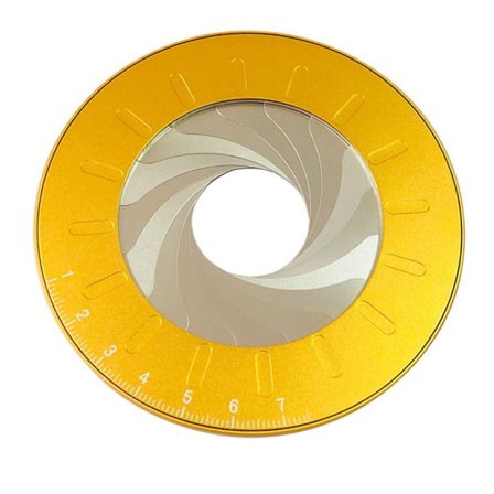 125 mm guld metall rund cirkel ritverktyg