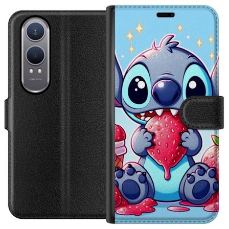 Yhteensopiva Lompakkokotelo OnePlus Nord CE4 Lite Stitch mansikka