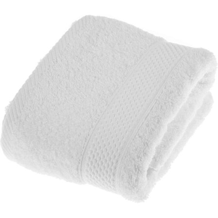 Pakke med 1 hurtigtørkende badehåndkle 140 x 70 cm hvit
