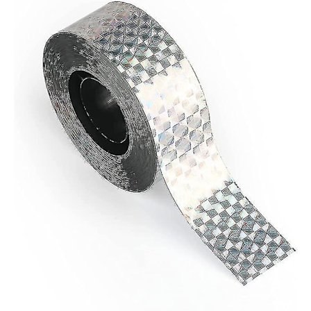 Fuglerepellent Tape - Fugleskremsel Fugleskremsel for å jage bort due spurv kråker (bredde 2,4 cm * lengde 50 m * 2 stk) laserblomster (størrelse: f)