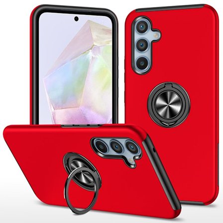 Samsung Galaxy A35 Finger Ring Stativ Hybrid Deksel