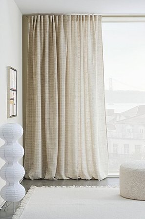 Jotex - Multifunktionsgardine Extrabreit, 1 Schal Beige - KIM - Kaufe Multifunktionsgardinen bei Jotex