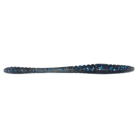 Bite Of Bleak Spawn Worm 10cm (8-pack) - Black Blue Flake