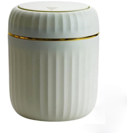 Skraldespand med låg - Mini skraldespand - Multifunktionel opbevaringsbeholder - Grøn