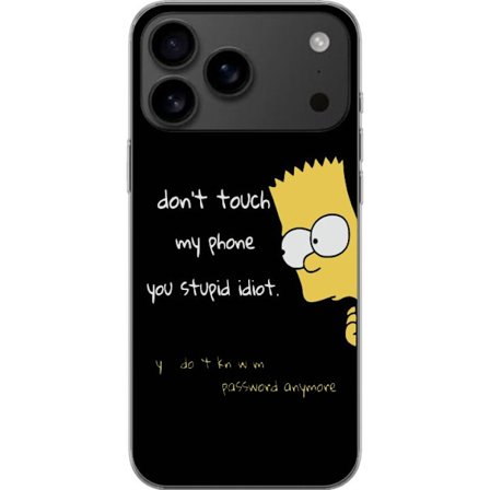 Kompatibel Mobilcover til Apple iPhone 17 Pro Max Bart Simpson