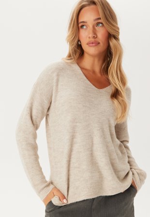 VERO MODA Vmcrewlefile V-Neck Pullover Klær