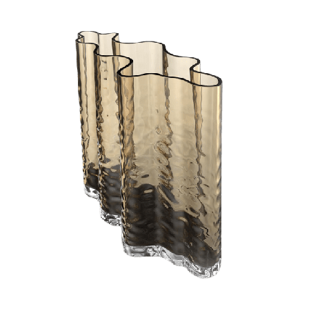 Cooee Gry Wide Vase Vaser Brun 19CM