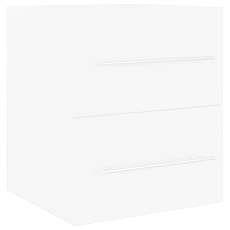 Vidaxl Tvättställsskåp Vit 41x38,5x48 Cm Spånskiva Vit