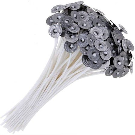 100 st miljövänliga ljusvekar - 15 cm DIY naturbomullsveke