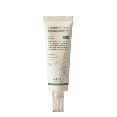 AXIS-Y Complete No-Stress Physical Sunscreen V.3 SPF50+ PA++++ 50ml - Solare viso alta prot.