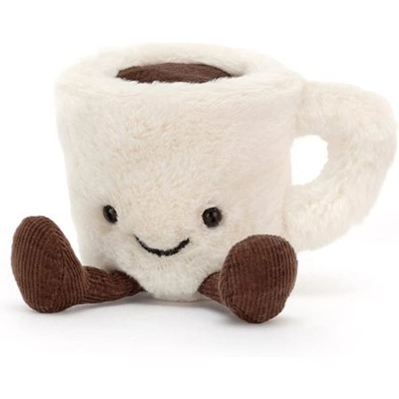 Jellycat Amuseables Espresso Kopp Plysj, 10cm Drikke-Tema Myk Leke, Søt Gaveidé [BR]_jar