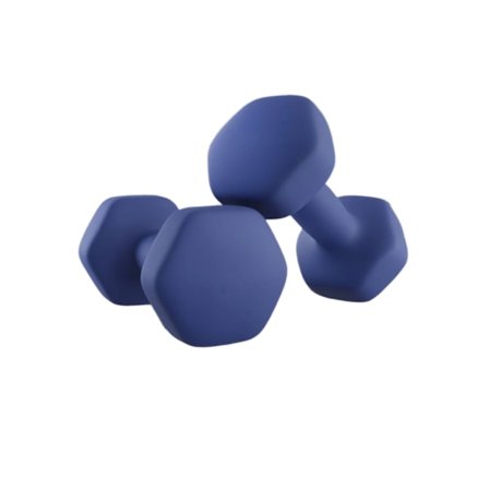 Rootz hantel set - fria vikter - styrketräningsvikt - hållbar neoprenbeläggning - 21 cm x 10,5 cm