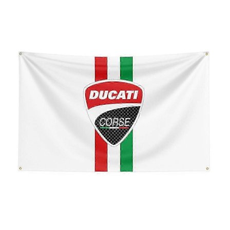 3x5 Ducati Flag Polyester Trykt Racing Motorcykel Banner Kompatibel med Decor