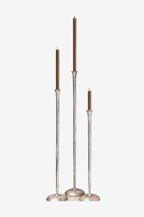 Zelected by Houze - Lattiakynttilänjalat Grand Gallery 3 kpl/setti - Hopea - Kynttilänjalat & lyhdyt - - Homeroom