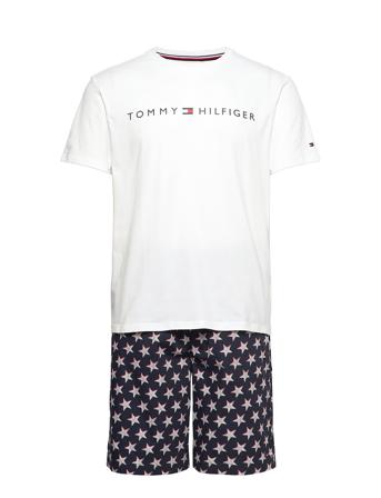 Cn Ss Short Woven Set Patterned Tommy Hilfiger