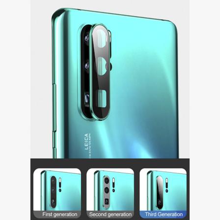 Aluminiumlegeringsram Kameralinsskydd Huawei P30 Pro Grön