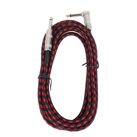 Sähkömandoliinibassokitaran instrumenttikaapeli 6M häiriötön suorakulmainen - suora ääniliitäntäjohto