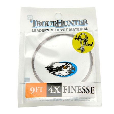 TroutHunter Finesse Leader w/loop 9ft - 2X (0,235mm)