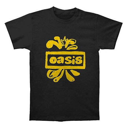 Oasis Drawn Logo Black T-shirt