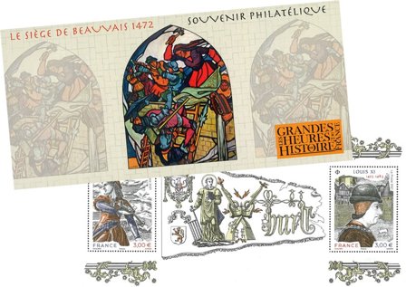 Frankrig - J.Hachette & Louis - Postfrisk miniark i folder