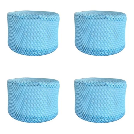 4-pack skyddsnät kompatibla med Mspa Spa-filter, hål i båda ändar
