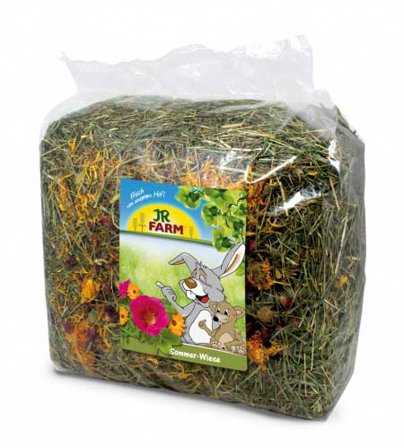 Jr Farm Høy med Sommerengblomster - 500g