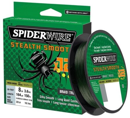 SpiderWire Stealth Smooth 12 150m M-Green