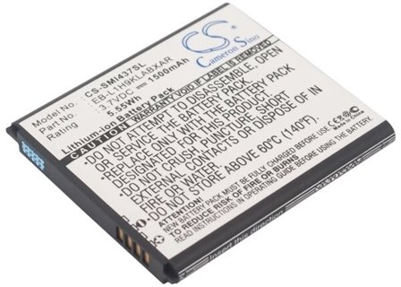 Batteri for SmartPhone, Mobil for Samsung Galaxy Express, SGH-I437, GT-I8730 og andre.