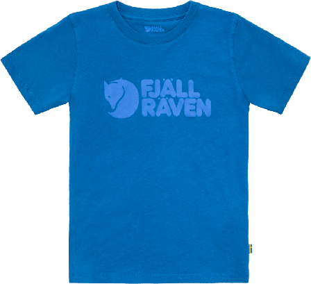 Fjällräven Kids Fjällräven Logo T-Shirt Children short-sleeved sweaters Blue 110