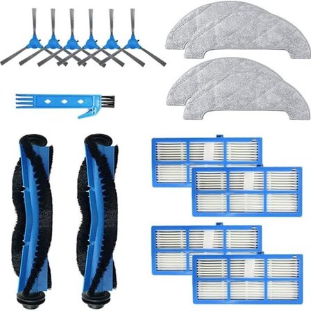 Tilbehørssæt til Proscenic 850T støvsuger reservedele - Hovedbørster, HEPA-filtre
