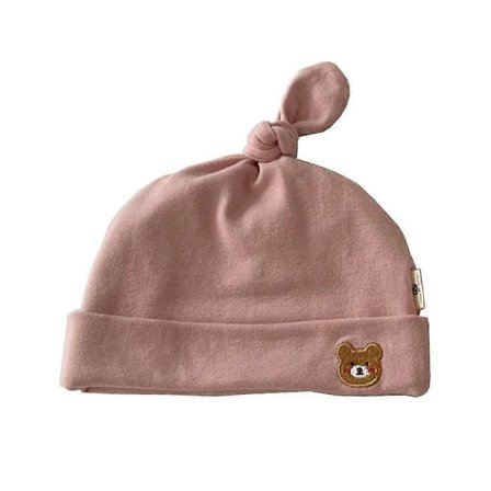 Höst Bebis Sjukhusmössa Nyfödd Baby Flickor Bomullsmössa Småbarn Pojke Mjuk