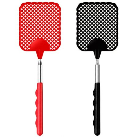 Utvidbare fluesmekkere 2-pakning, kraftig fluedreper med rustfritt stål