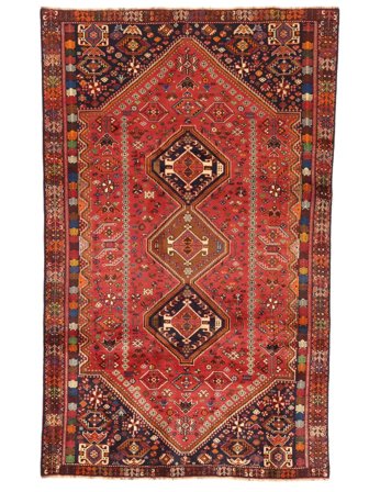 Medallion Qashqai Fine Rug 184X295 Wool